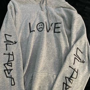grey lil peep hoodie